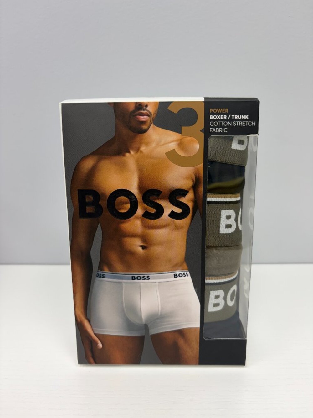 BOSS Men’s Power 3-Pack Trunks